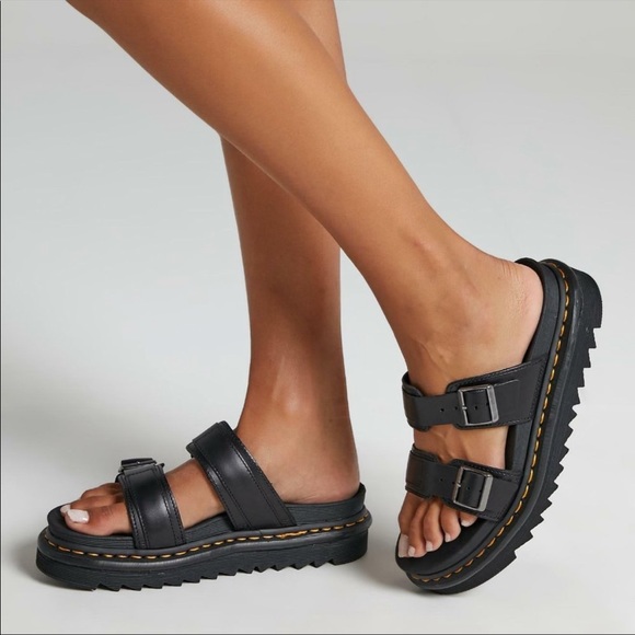 Dr Martens Myles Platform Slide Sandals 